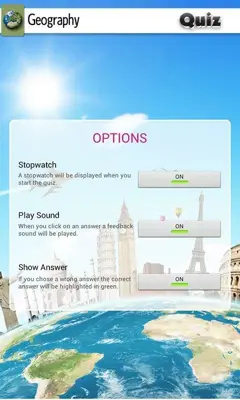 Geography Quiz android App screenshot 3