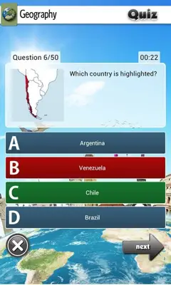 Geography Quiz android App screenshot 4